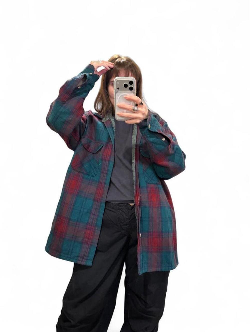 Vintage High Sierra Plaid Wool Barn Jacket